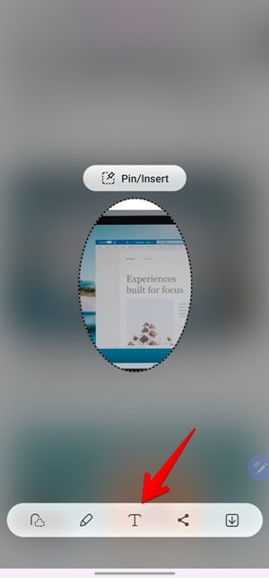 S Pen Smart Select Extract Text
