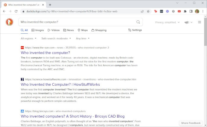 Best Search Engine Duckduckgo Computer Search Engines Duckduckgo Question