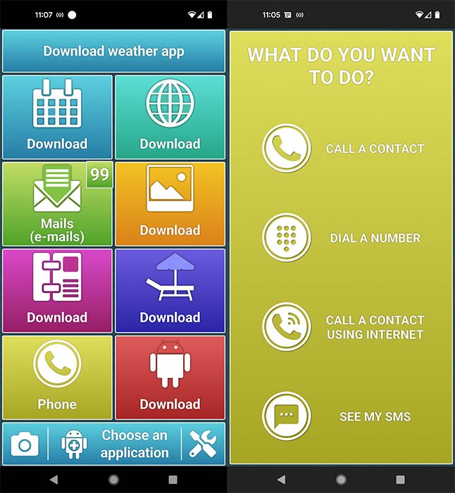 Visual Launchers Elemntique