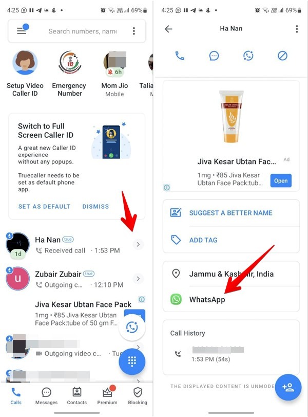 Whatsapp Click To Chat True Caller