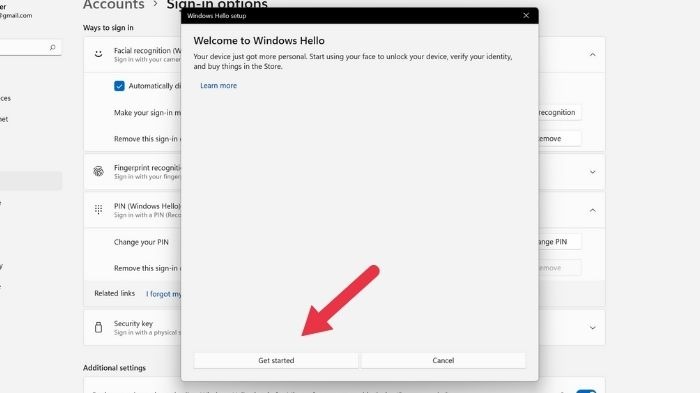 Windows Hello Getstarted