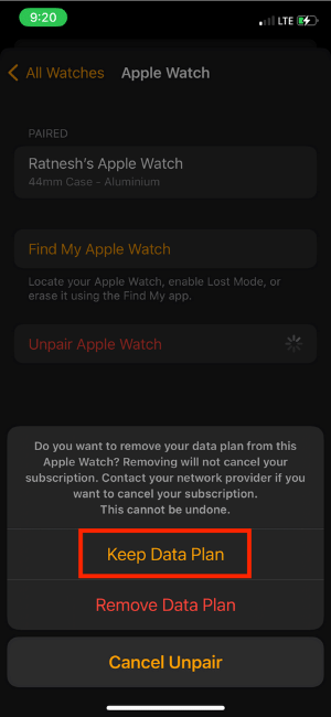 Apple Watch Not Unlocking Mac Keep Data Plan