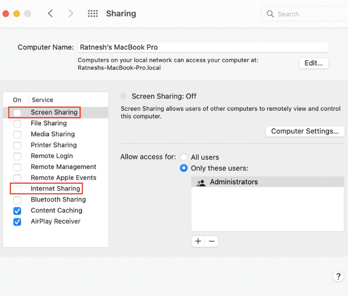 Apple Watch Not Unlocking Mac Sharing Off