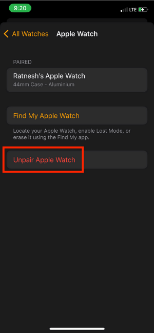 Apple Watch Not Unlocking Mac Unpair Apple Watch