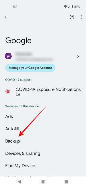 Backup Texts Google Backup