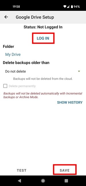 Backup Texts Sms App Cloud Login