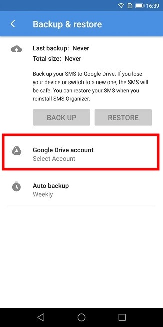 Backup Texts Sms Organizer Link Cloud
