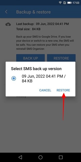 Backup Texts Sms Organizer Pick Backup
