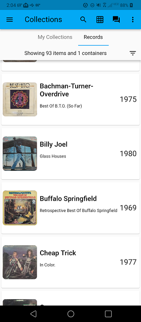 Collections from other users in My Collections