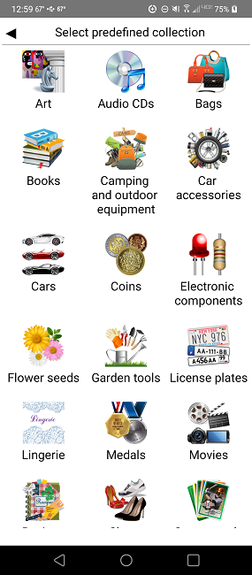 Setting up a predefined collection on My Collection