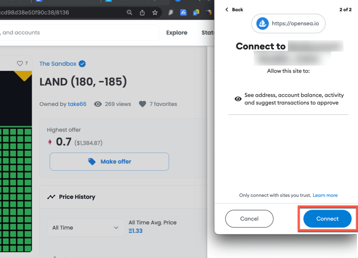 Connect With Wallet Account