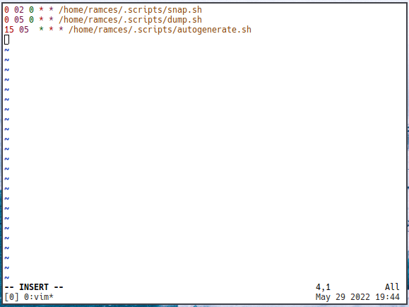 Cron Guide 04 Local Crontab