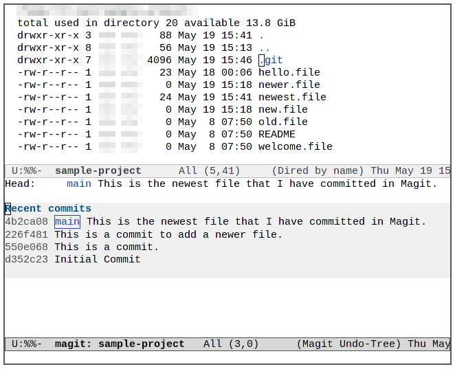 Emacs Magit 06 Git Directory