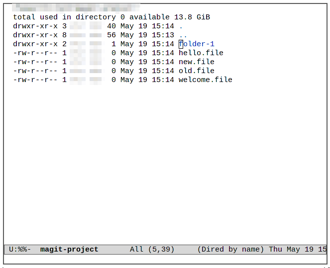 Emacs Magit 07 Regular Directory