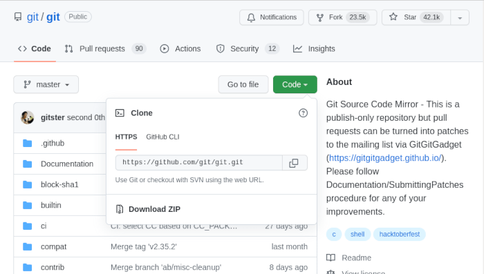 Emacs Magit 18 Sample Remote Repository