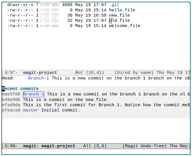 Emacs Magit 23 Branch Ahead Of Master