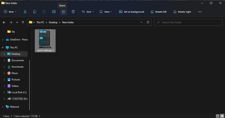 File Sharing Send File Step 1