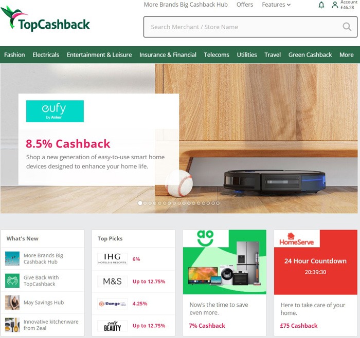 Find Deals Save Money Browser Topcashback