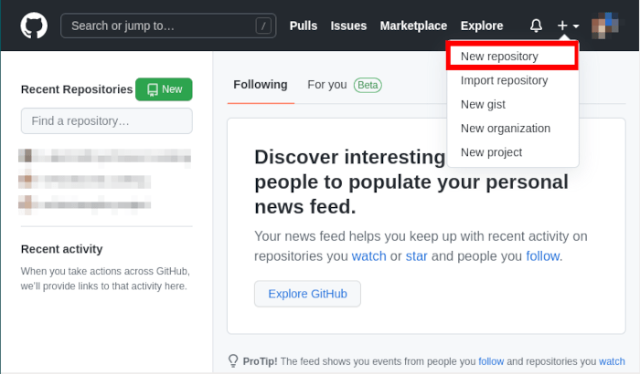 Git Guide Github New Repo