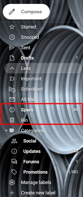 Google Storage Trash Bin