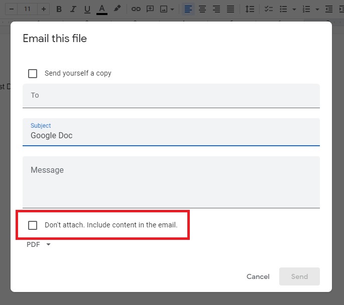 How To Efficiently Share Or Send Google Docs Via Email Email Within