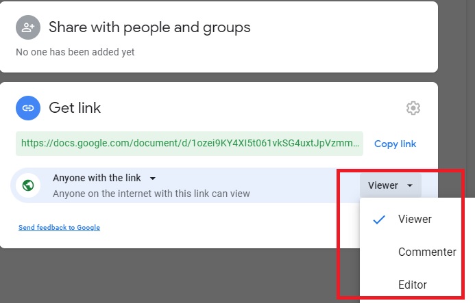 How To Efficiently Share Or Send Google Docs Via Email Get Link Anyone 1