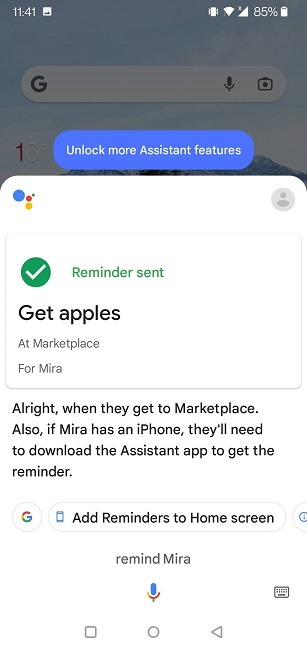 Location Based Reminders Android Sent Reminder