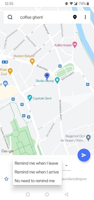 Location Based Reminders Android Tick Tick Options