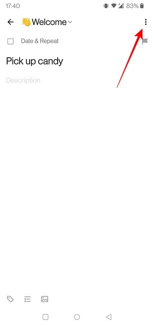 Location Based Reminders Android Tick Tick Three Dots