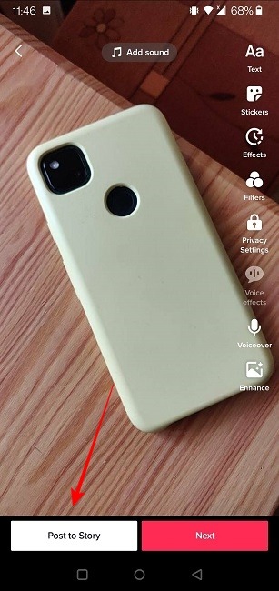 Tiktok Stories Post To Story