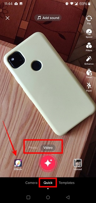 Tiktok Stories Quick Options