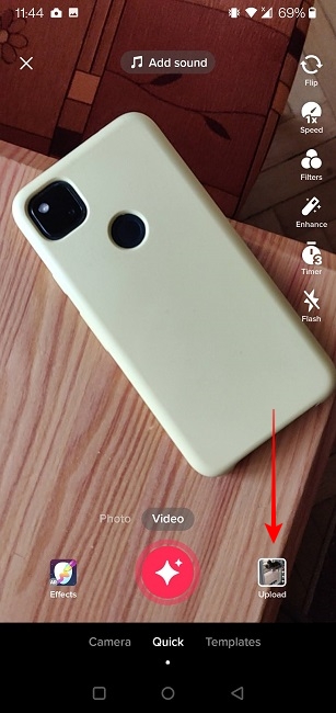 Tiktok Stories Upload