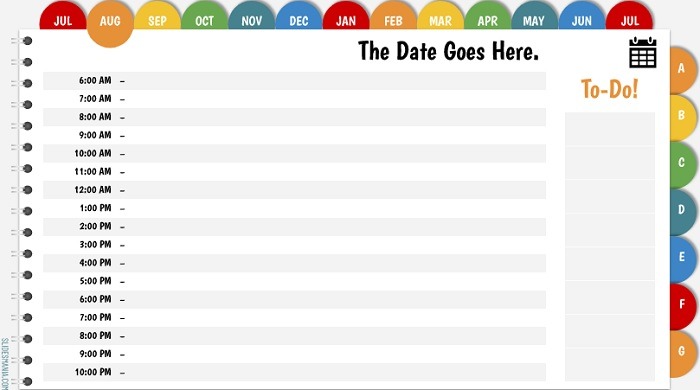 Useful Powerpoint Templates To Set Up A Digital Planner Lesson