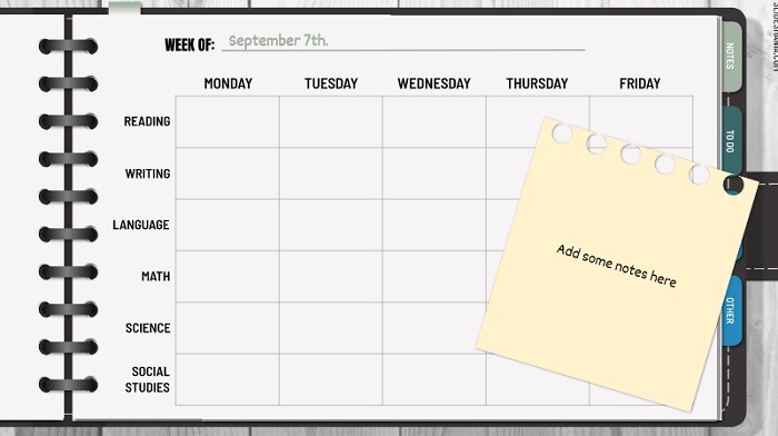 Useful Powerpoint Templates To Set Up A Digital Planner Student