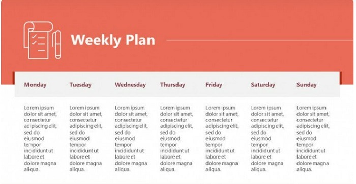 Useful Powerpoint Templates To Set Up A Digital Planner Weekly