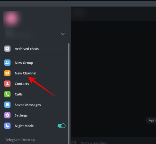 Using Telegram Create Private Channel New Channel