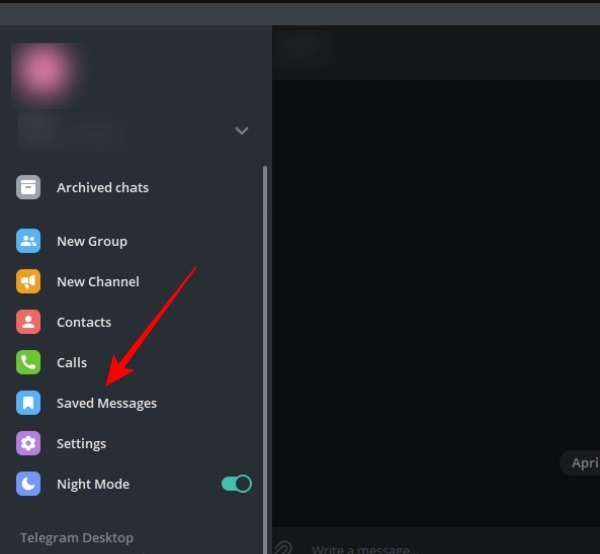 Using Telegram Create Private Channel Saved Messages 1