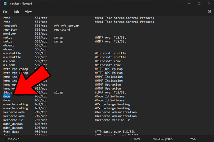 Windows 11 Easter Egg Doom Port