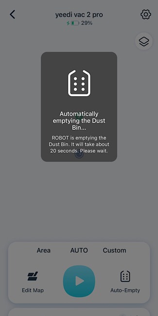Yeedi Vac 2 Pro Auto Empty Dust Bin