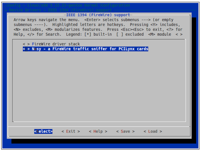 5 Kernel Tips 07 Linux Firewire Support