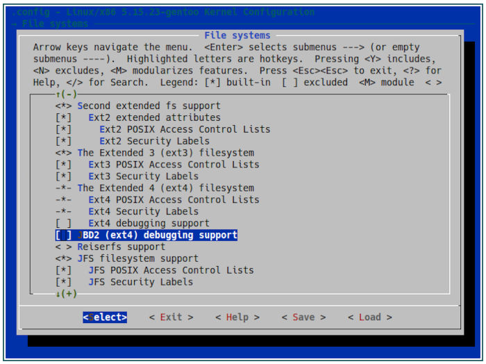 5 Kernel Tips 14 Few Linux Filesystems Enabled