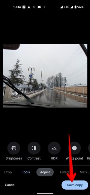 Android Magic Eraser Save