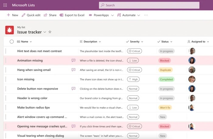 Client Ticket Tracker Microsoft Lists