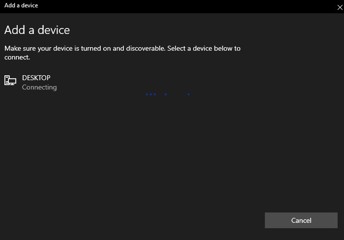 Connect Laptop Displays Bluetooth Devices Connecting On Secondary Device