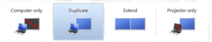 Connect Laptop Screens Duplicate Extend Etc