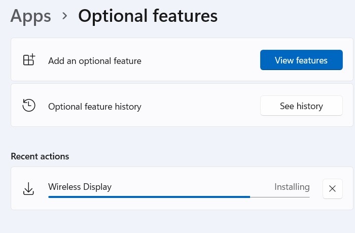 Connect Laptop Screens Projection Settings Wireless Display Installing
