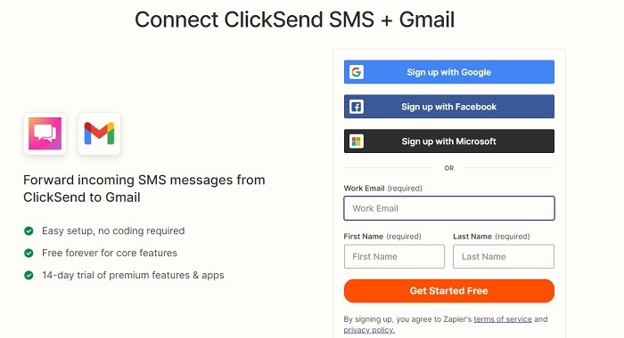 Forward Sms Android Clicksend Account Create