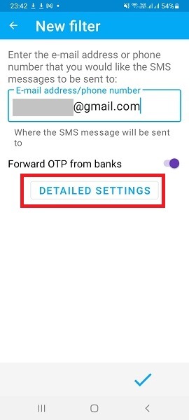 Forward Sms Android Gawk New Filter Mail Address