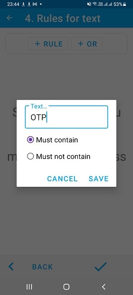 Forward Sms Android Gawk Rules For Text