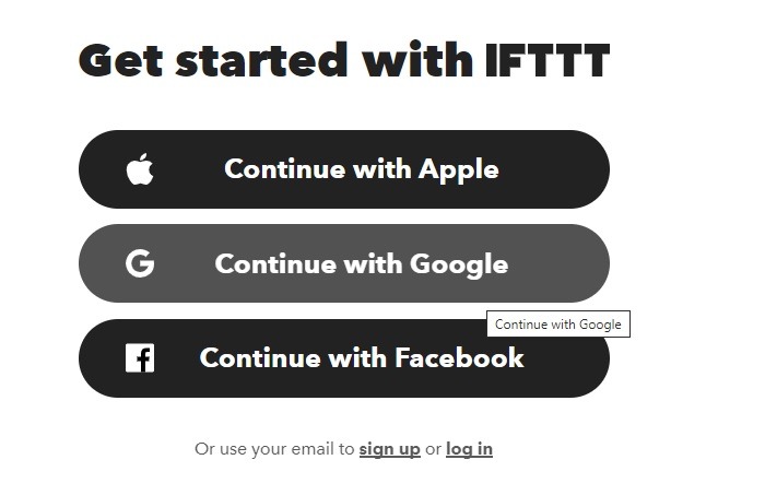 Forward Sms Android Ifttt Continue With Google